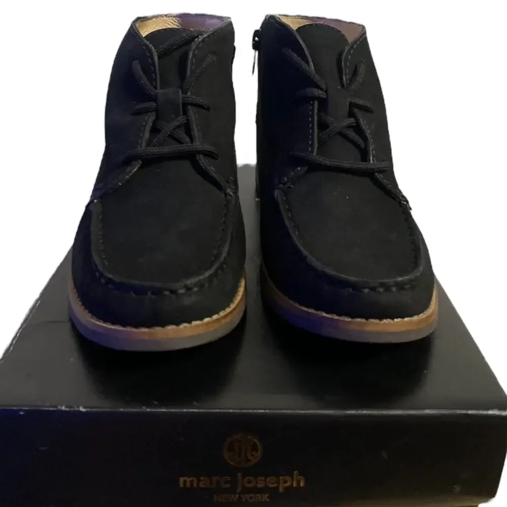 New Marc Joseph New York Child Leather Chukka Ankle Boot with Laces Size 13.5
